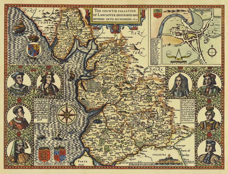 Lancashire 1610 Speed Hondius