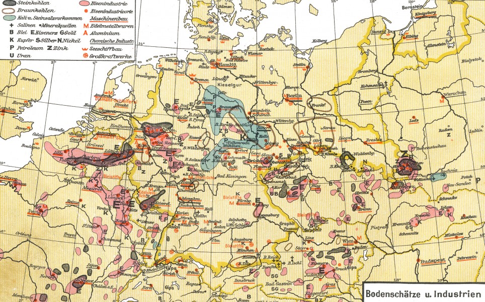 Lange diercke sachsen deutschland bodenschaetze und industrien