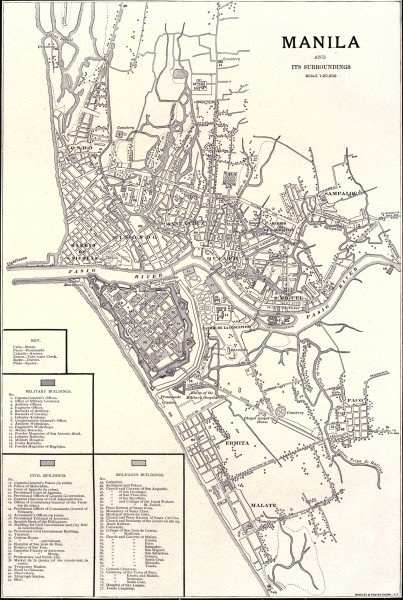 Manila and its surroundings, 1899