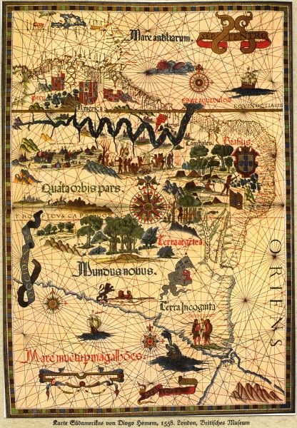 Map South America