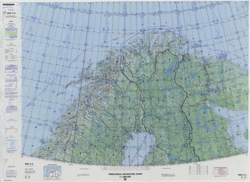 Operational Navigation Chart C-2, 13th edition