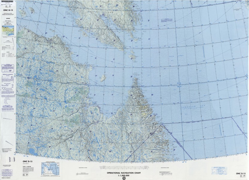 Operational Navigation Chart D-15, 4th edition