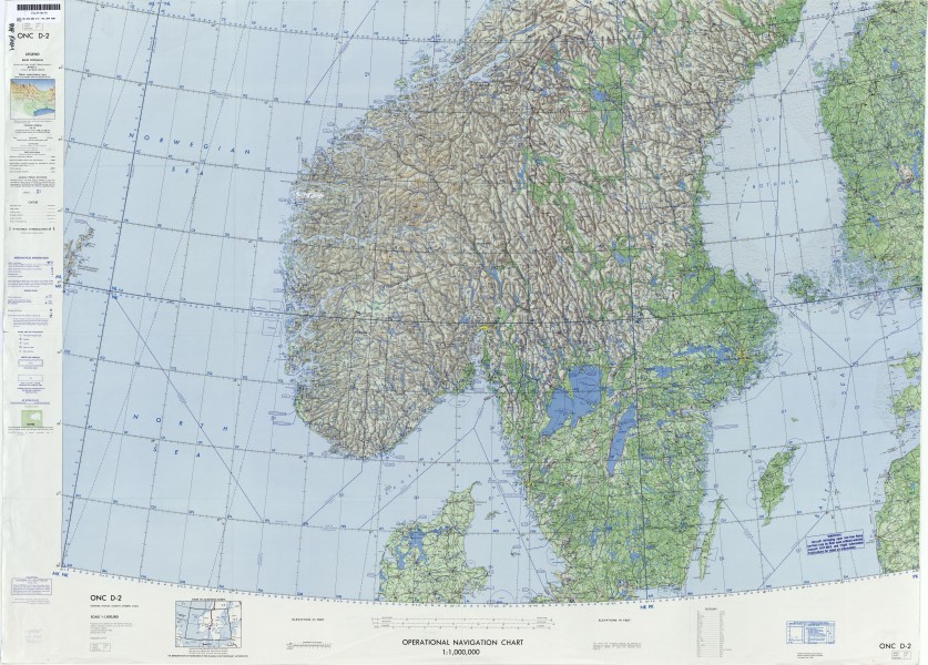 Operational Navigation Chart D-2, 7th edition