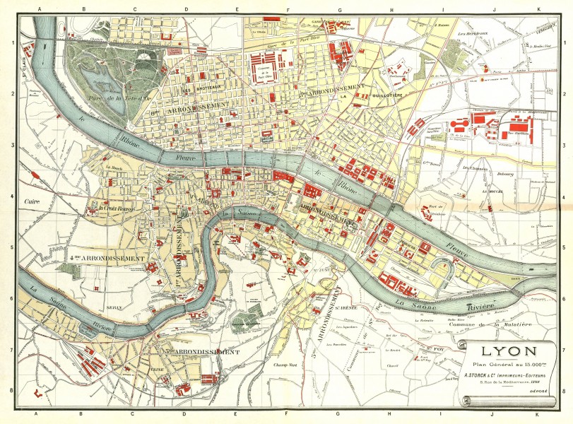 Plan Lyon 1900