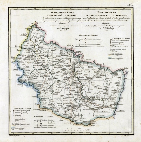 Simbirsk governorate 1822