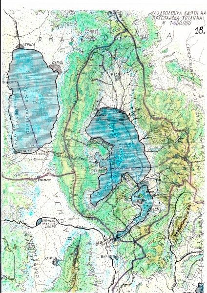 Skenirana Hidrografska Karta-Avtor M-r Ilija Cavkalovski