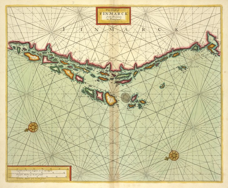 The Chart of FINMARCK from Dronten to Tromsound (NYPL b13909432-1640719)