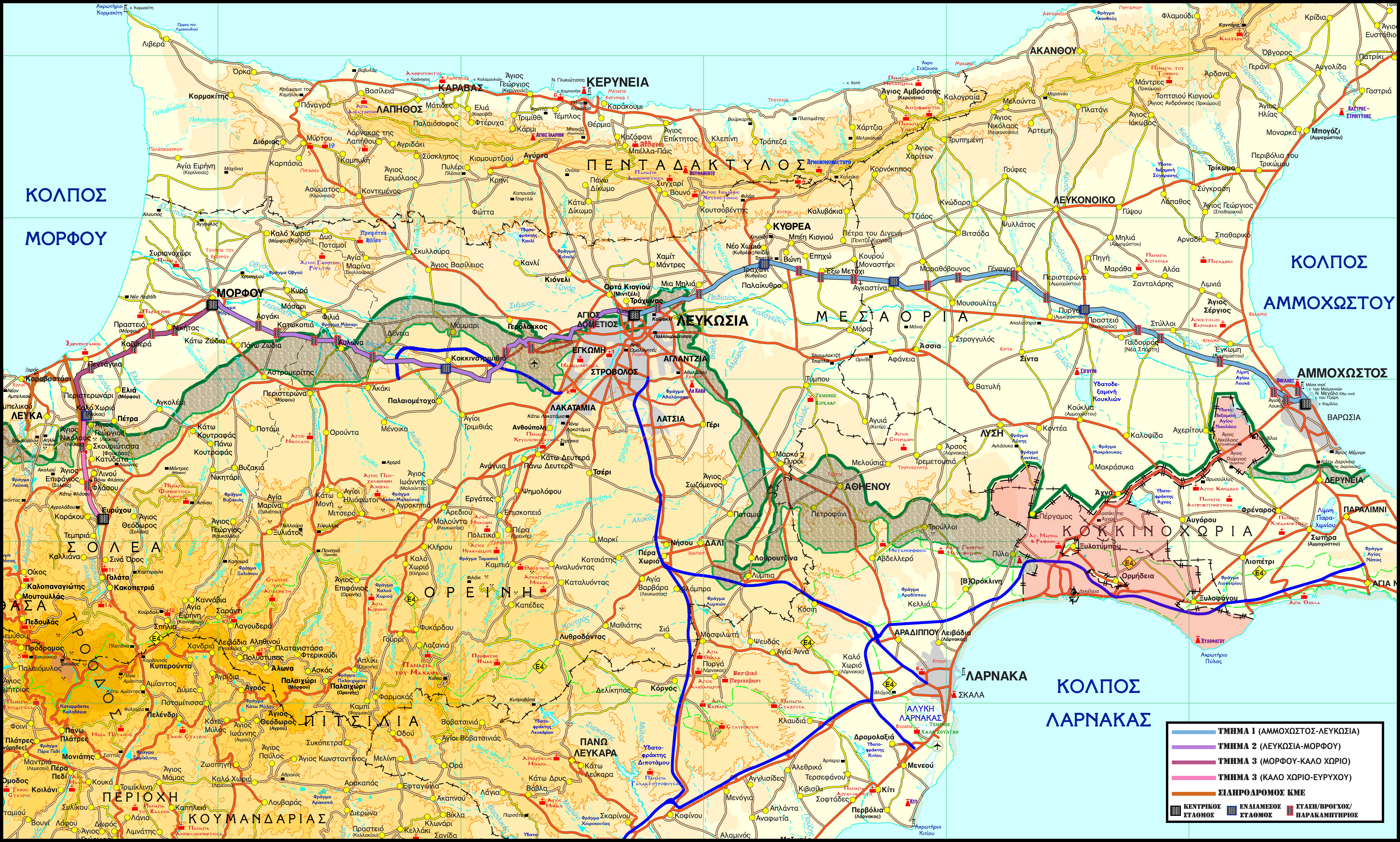 Railway Cy map