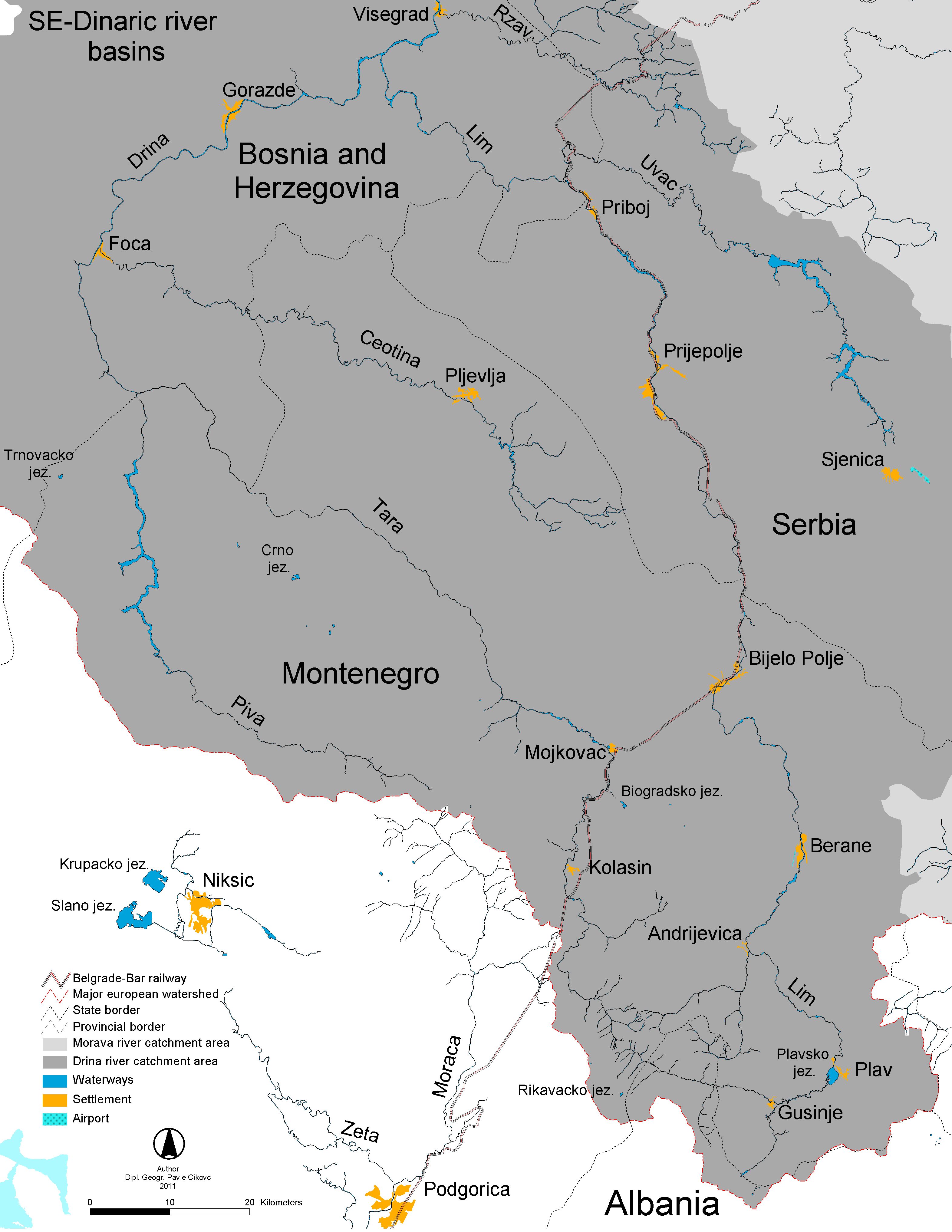 Se-dinaric river basins cikovac