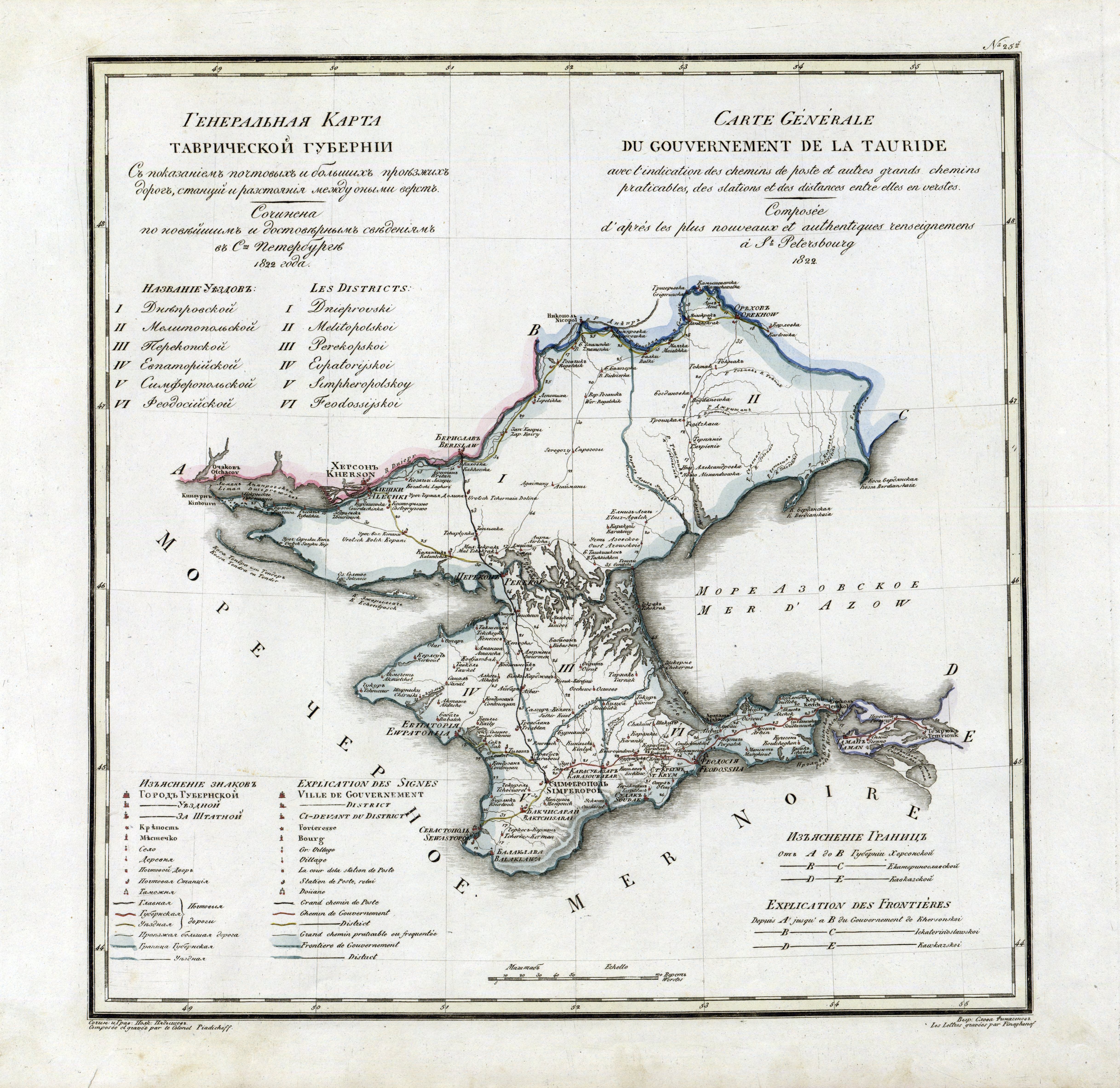 Taurida governorate 1822