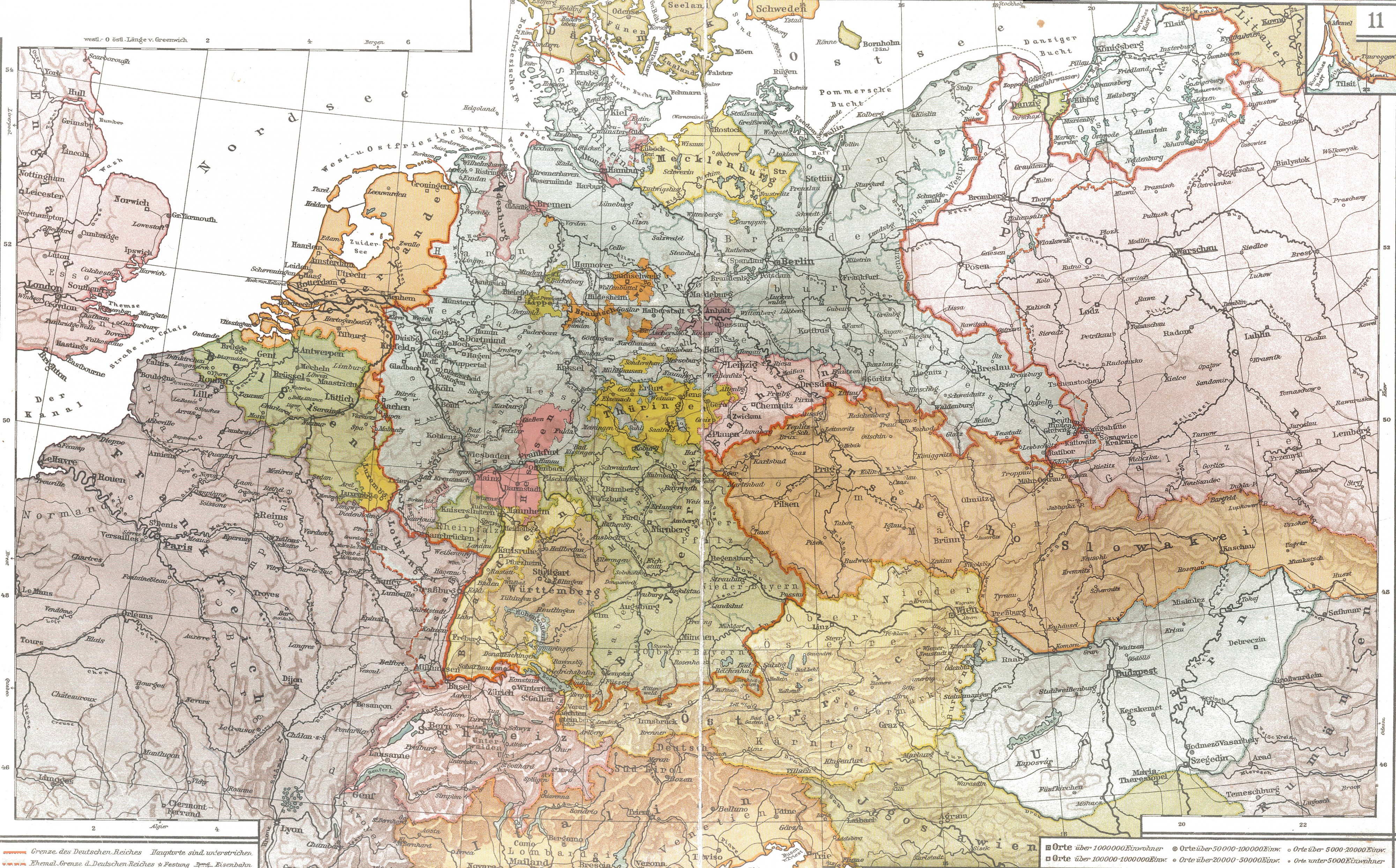 Lange diercke sachsen deutschland staaten