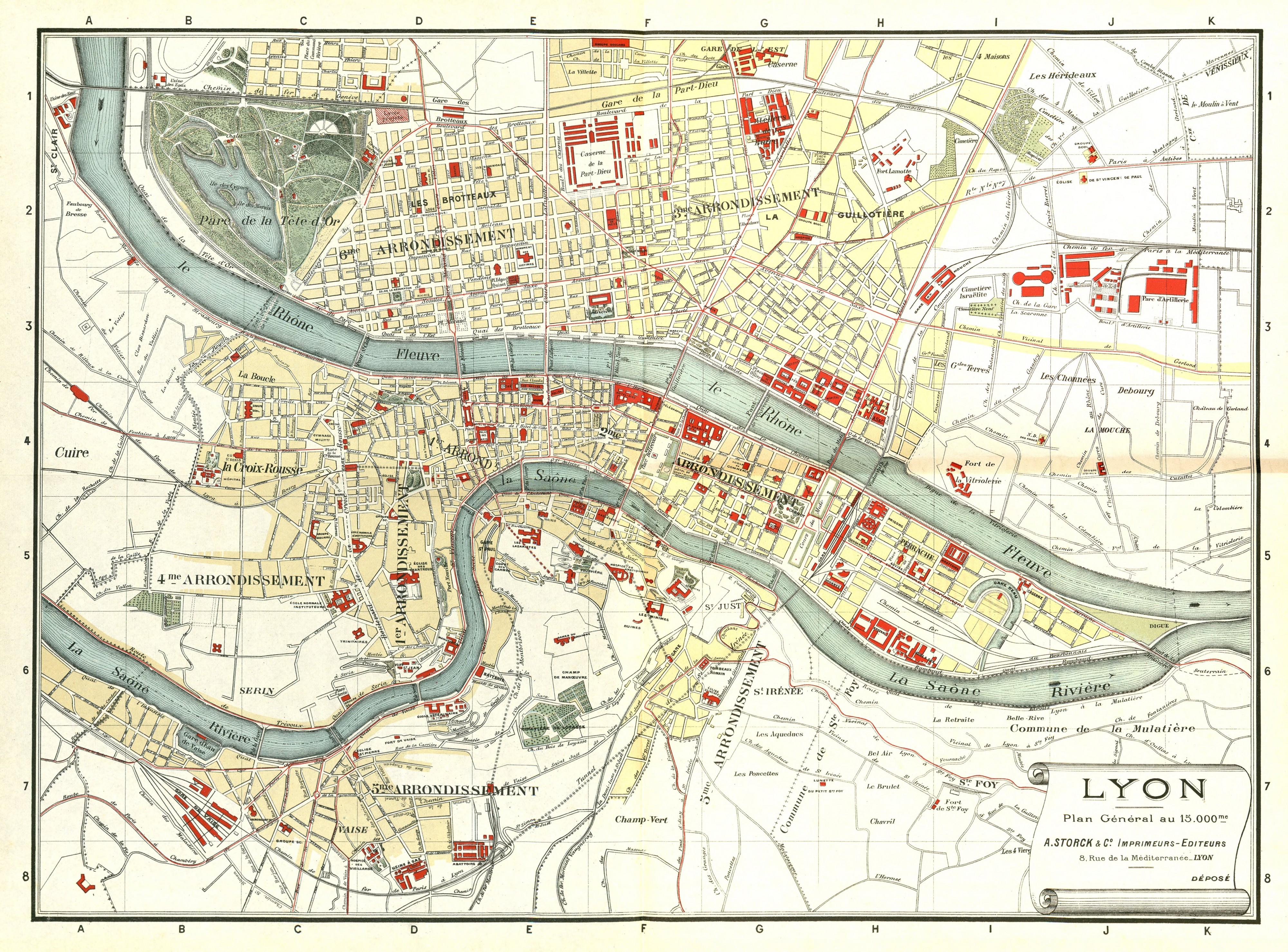 Plan Lyon 1900