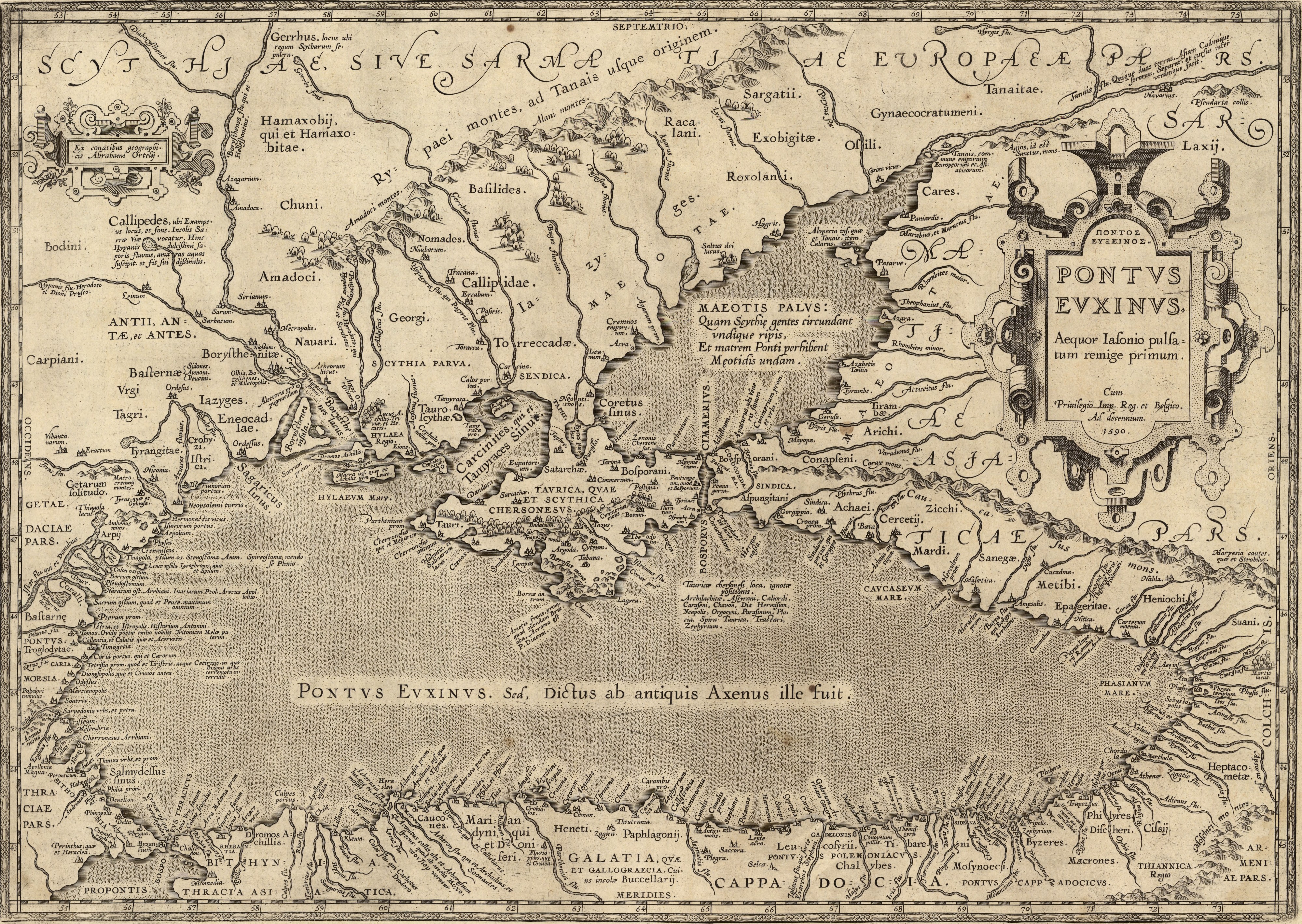 Pontus Euxinus, 1590