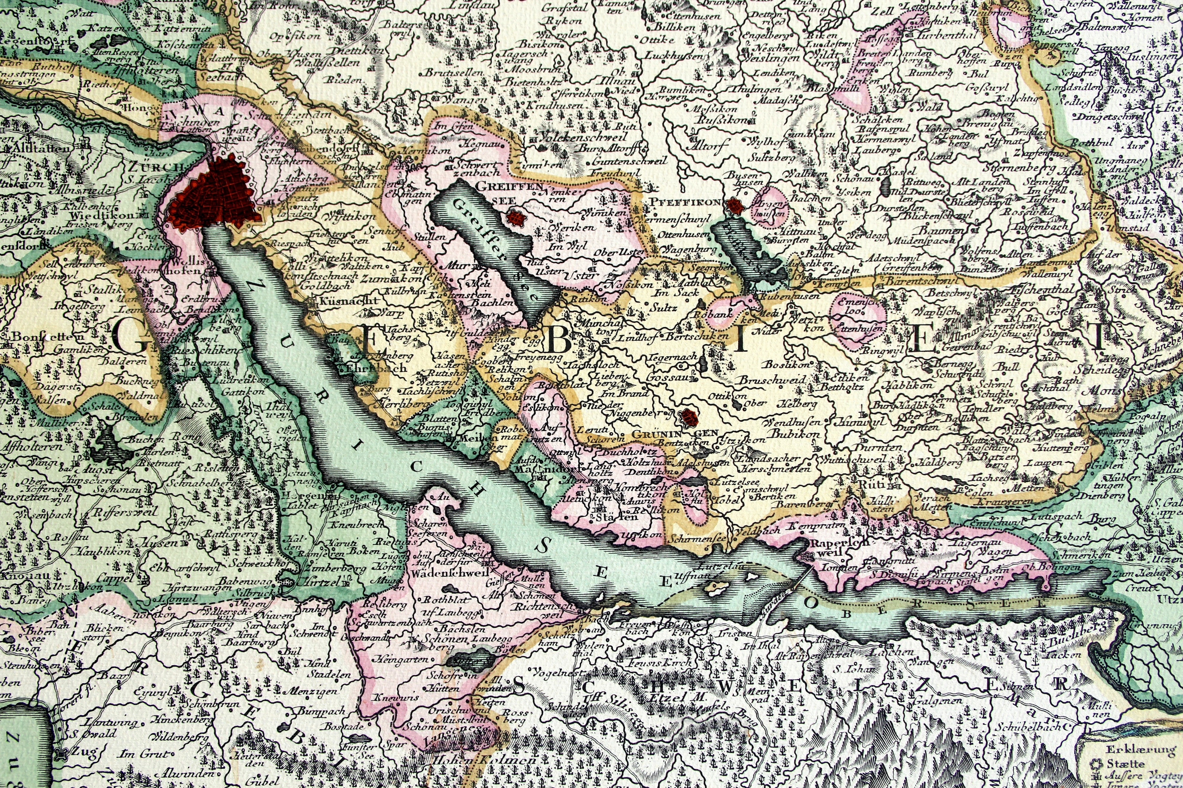 Seutter Tigurinum Zürichsee