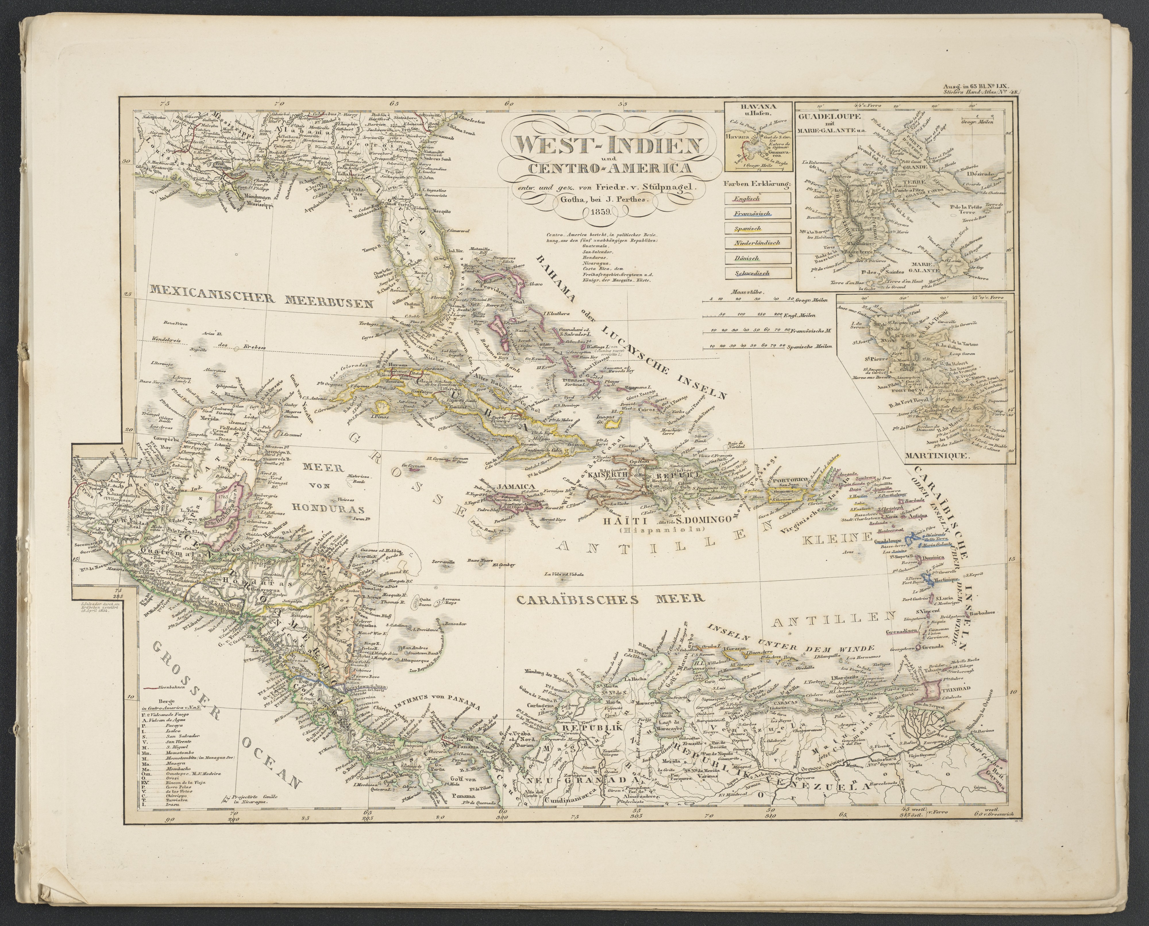 West-Indien und Centro-America