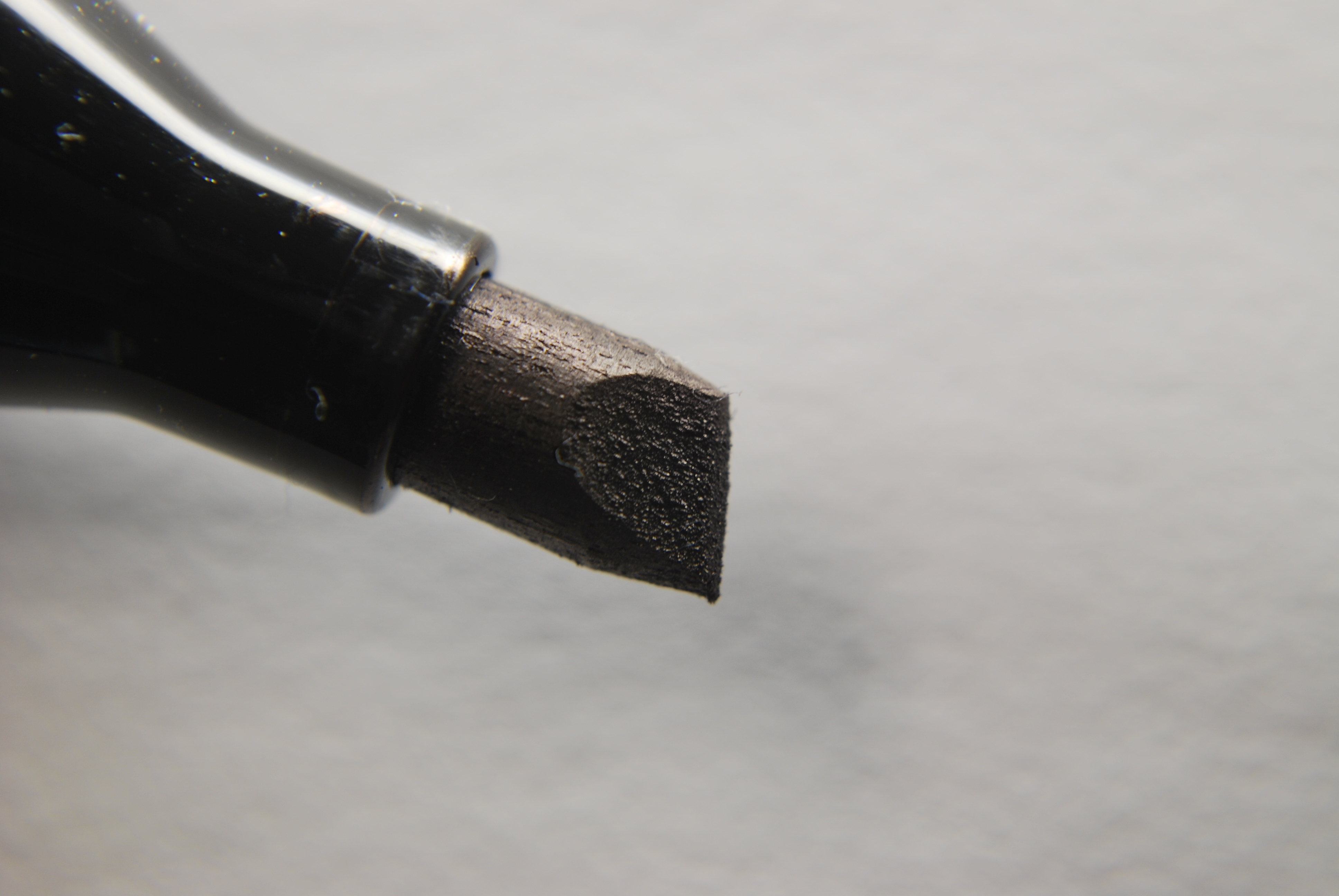 Permanent ink marker - chisel tip