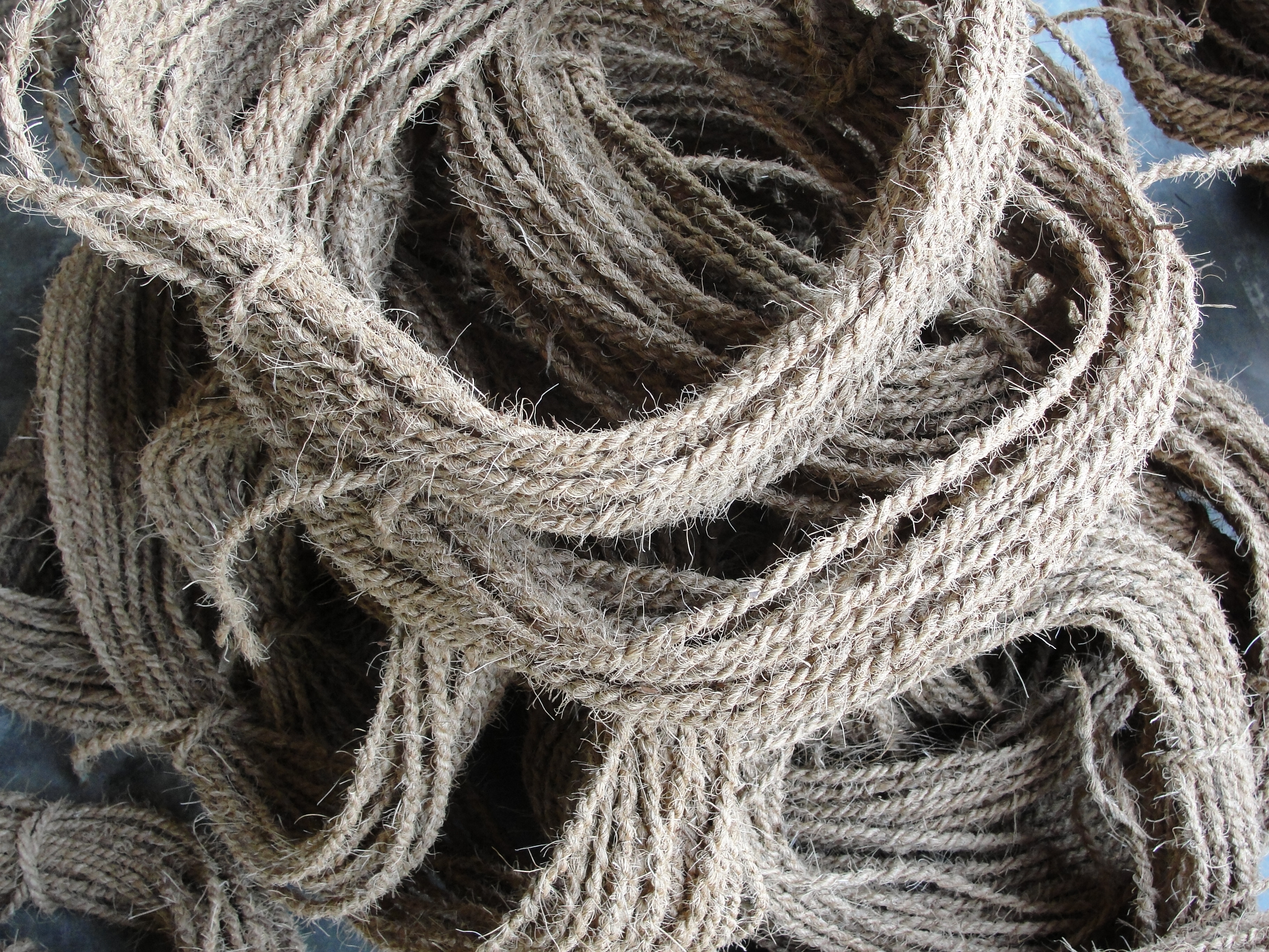 Pit Rope Photo of A view of coir pith rope