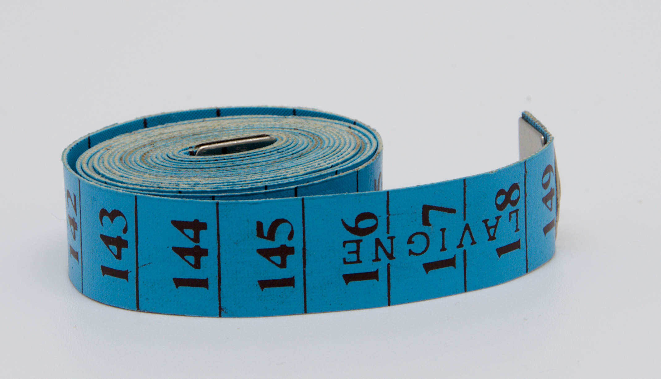 Blue tape measure