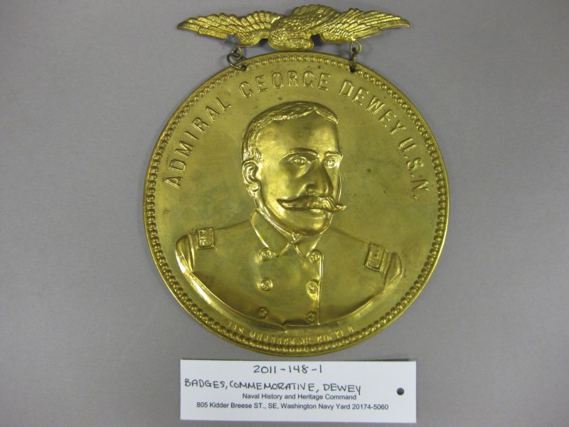 2011-148-1 Commemorative Pin Admiral George Dewey, Obverse