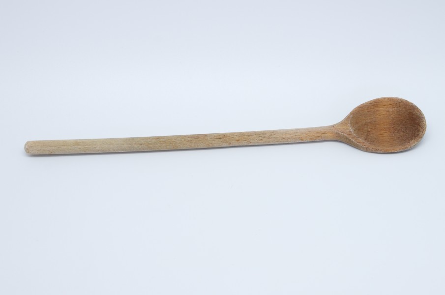 Cuiller en bois - dessus