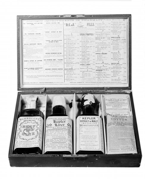 Early Burroughs, Wellcome products. Wellcome M0013162