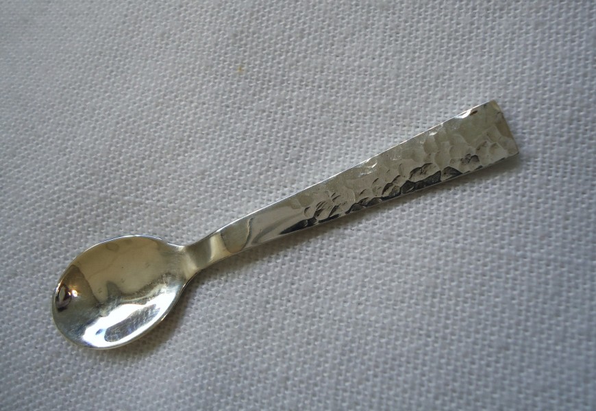 Small silver spoon
