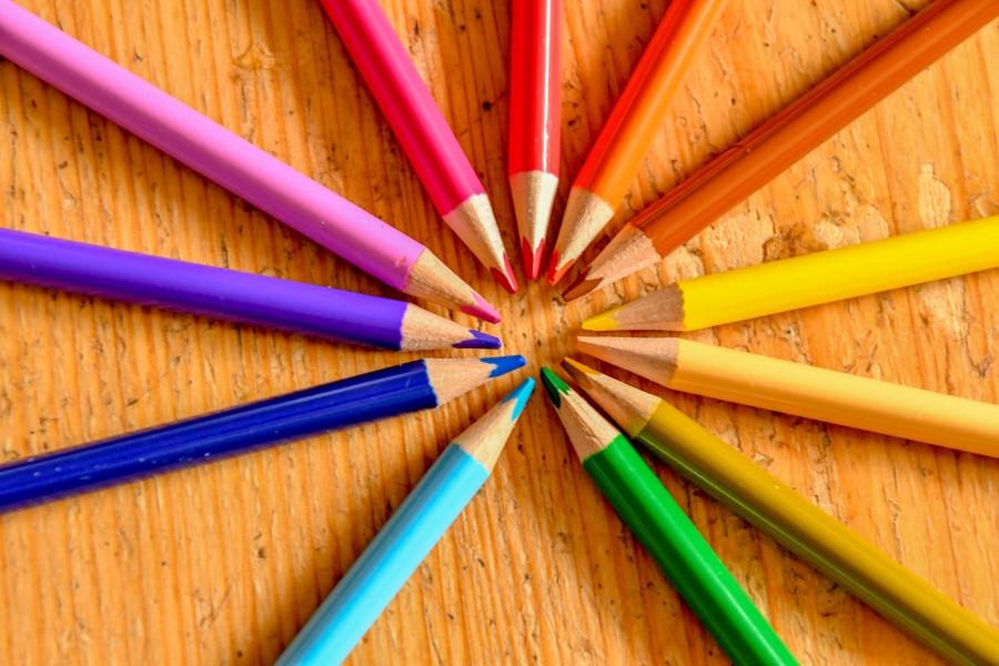 Muliple colored pencils 05