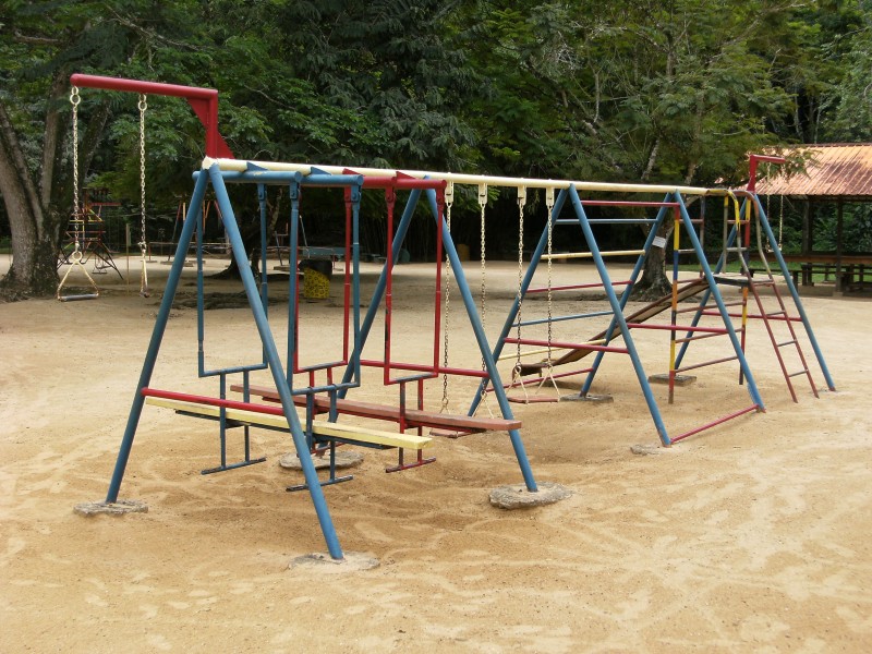 Playground Swings in Paramaribo Zoo