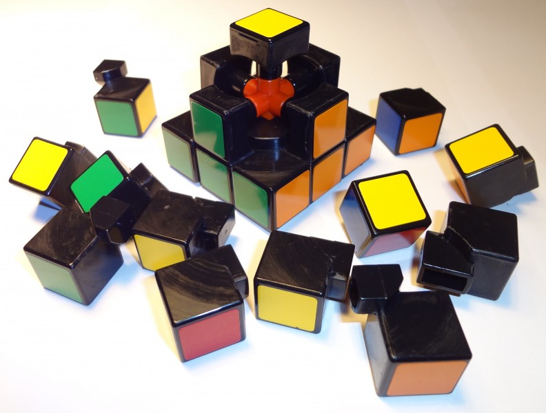 Rubiks cube inside