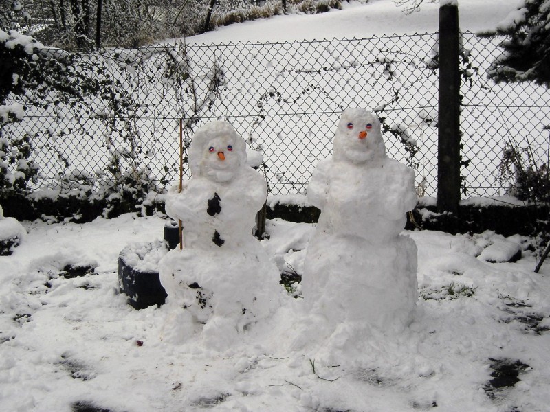 Snowman winter