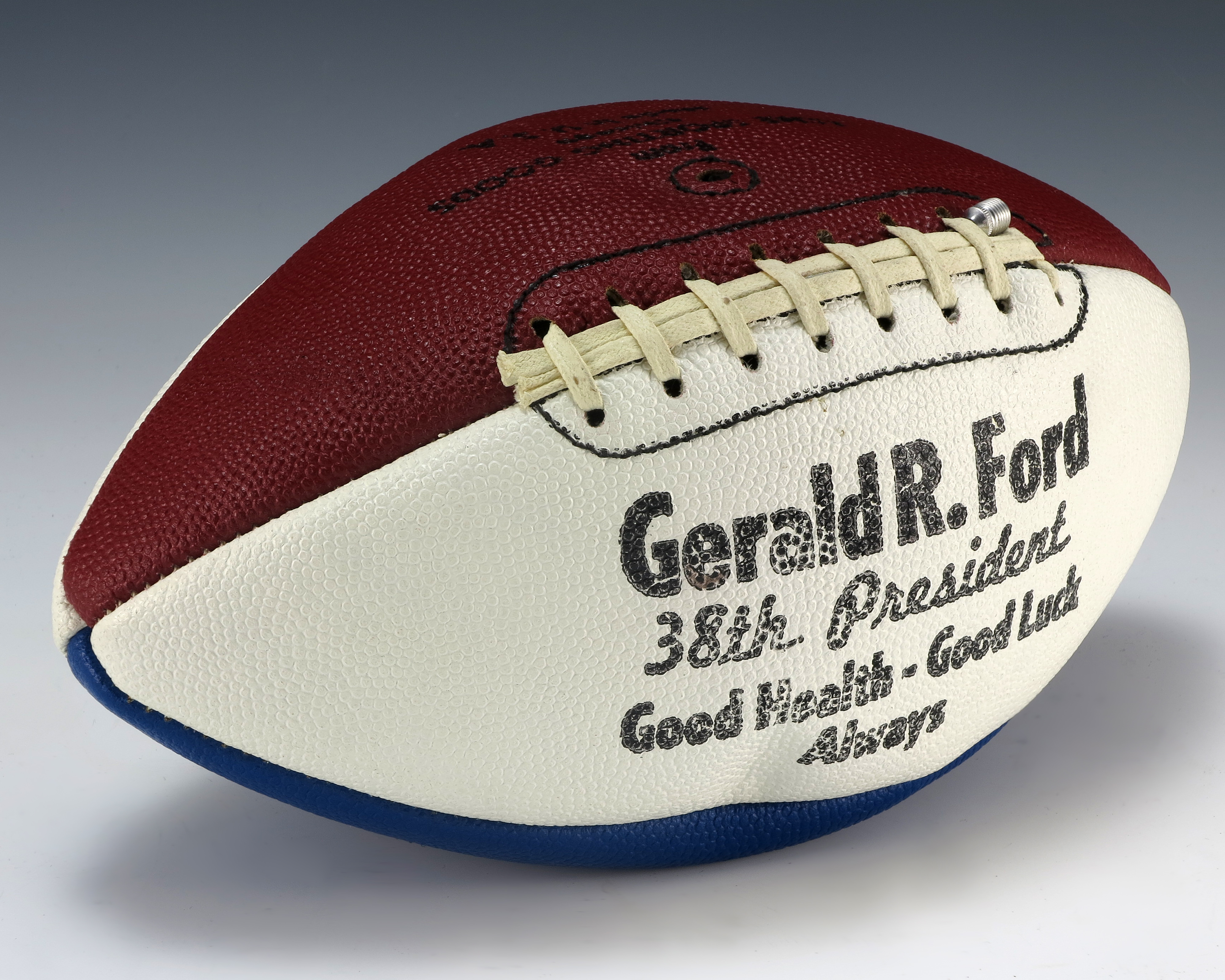 Red, White, and Blue Football (1991.90.1)