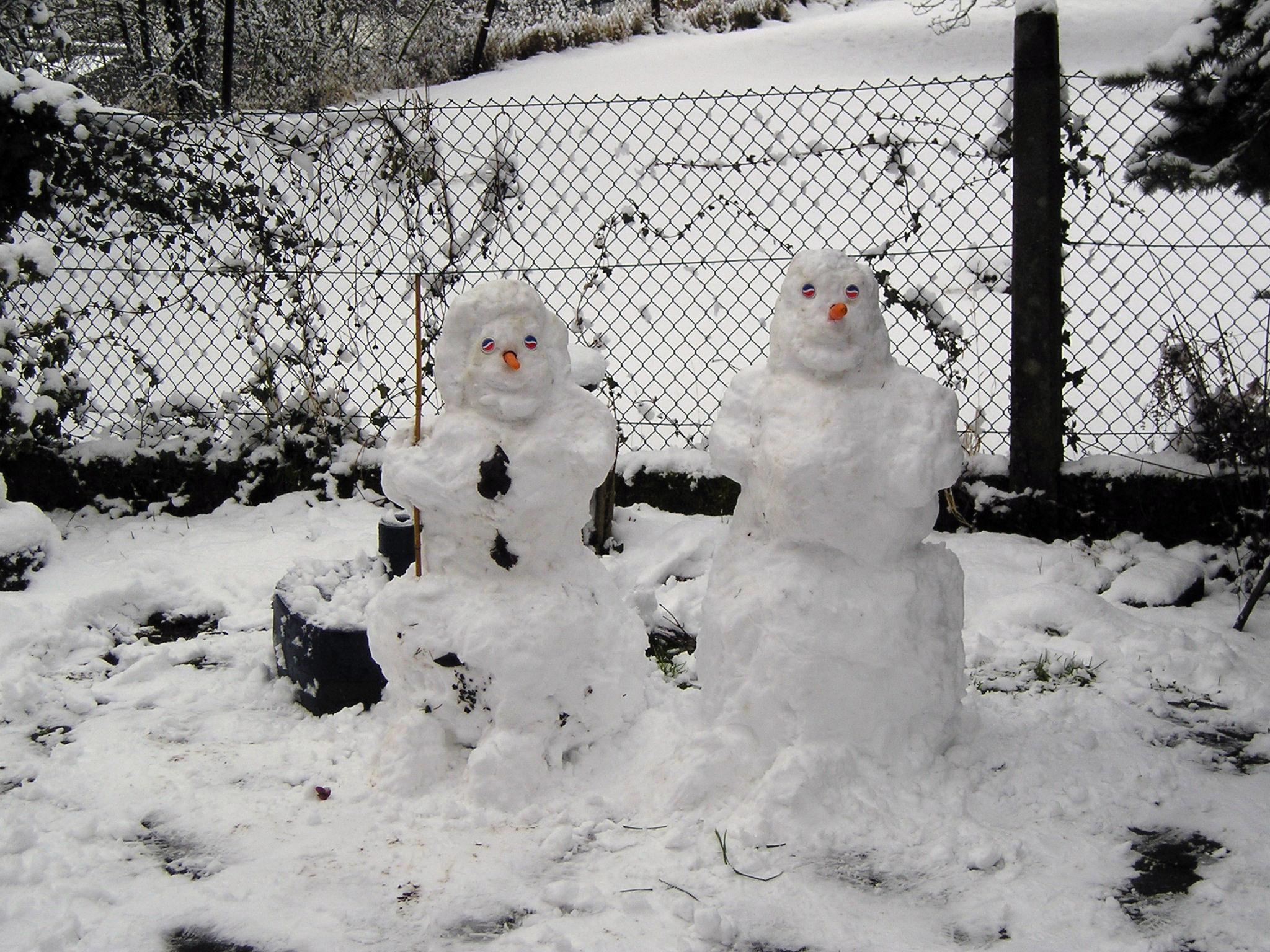 Snowman winter