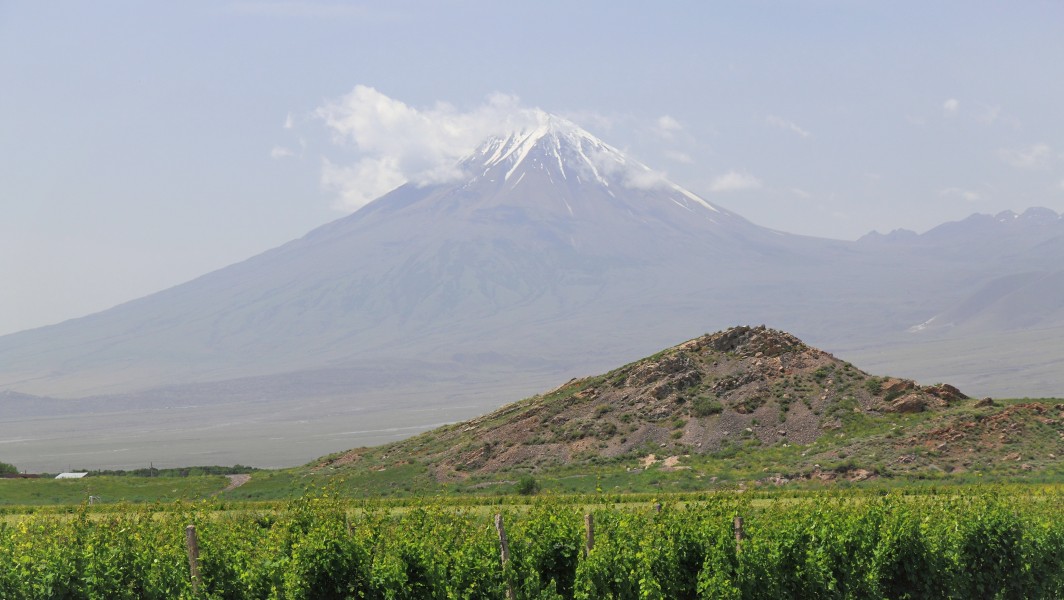 2014 Prowincja Ararat, Widok na Mały Ararat (05)