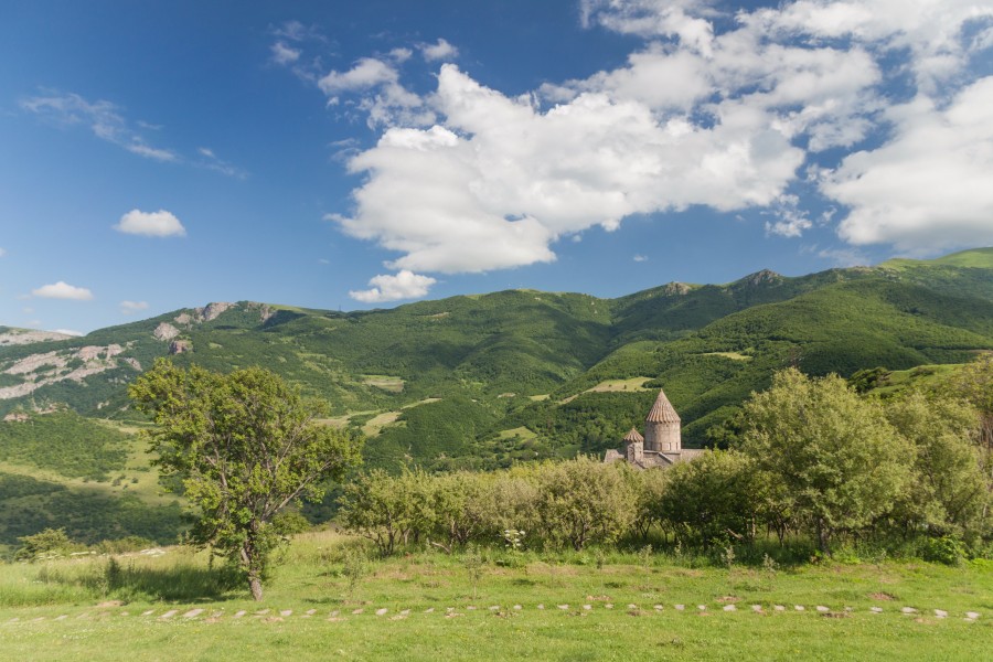 2014 Prowincja Sjunik, Widok z klasztoru Tatew na okoliczny krajobraz (07)