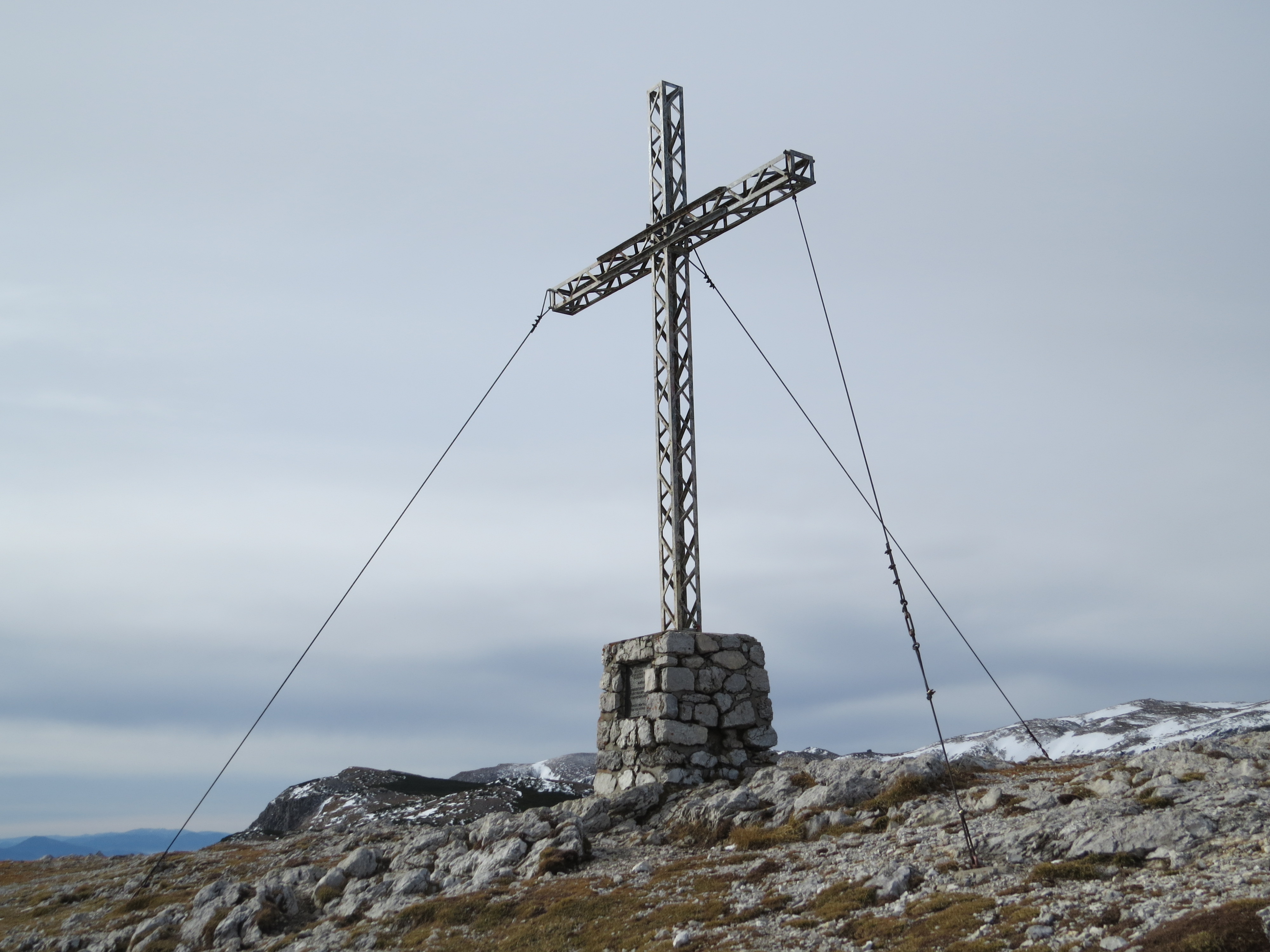 2017-11-02 (367) Summit cross at Jakobskogel, Rax, Austria