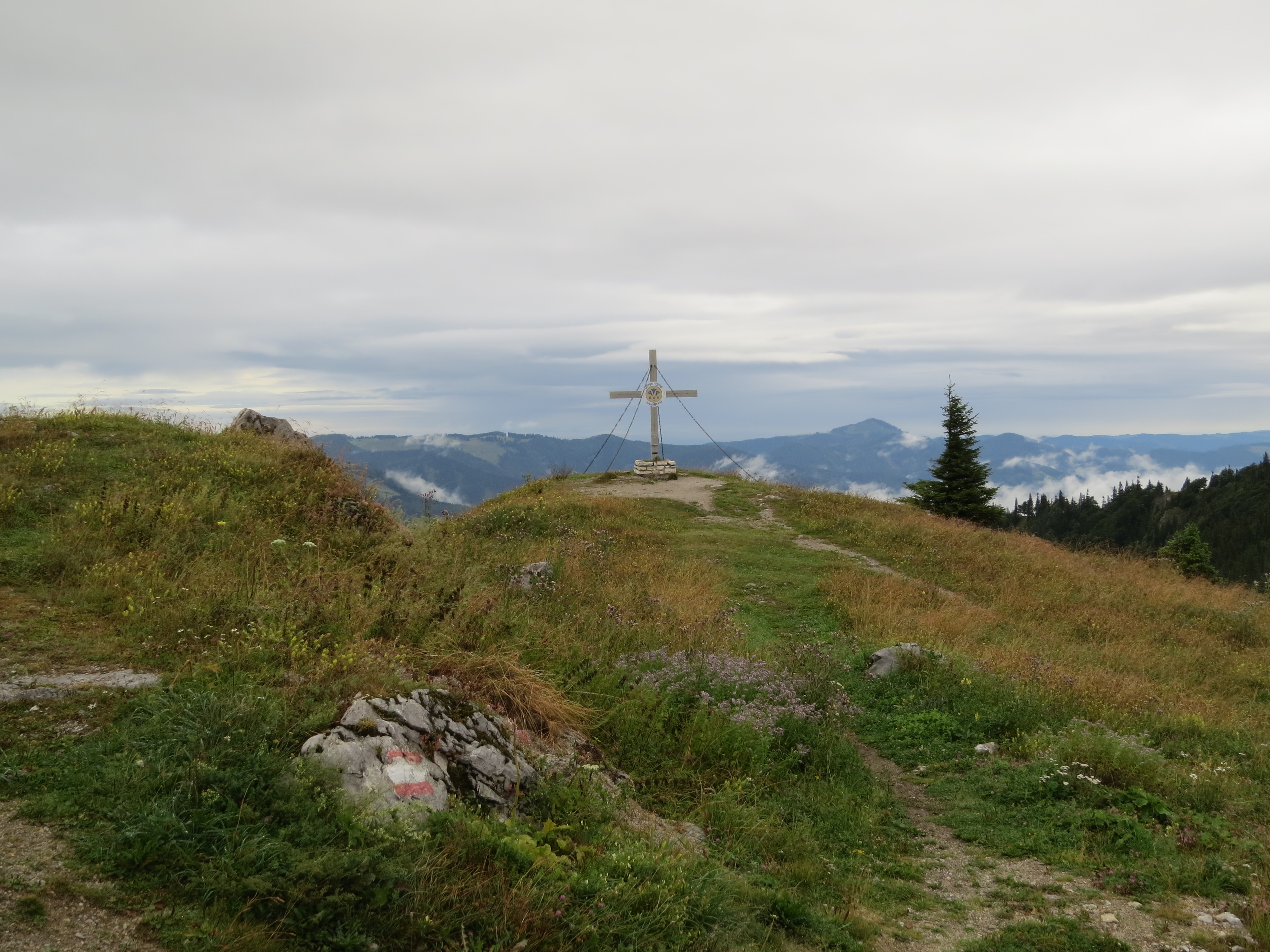 2018-08-11 (101) Summit cross at Tirolerkogel, Annaberg, Austria