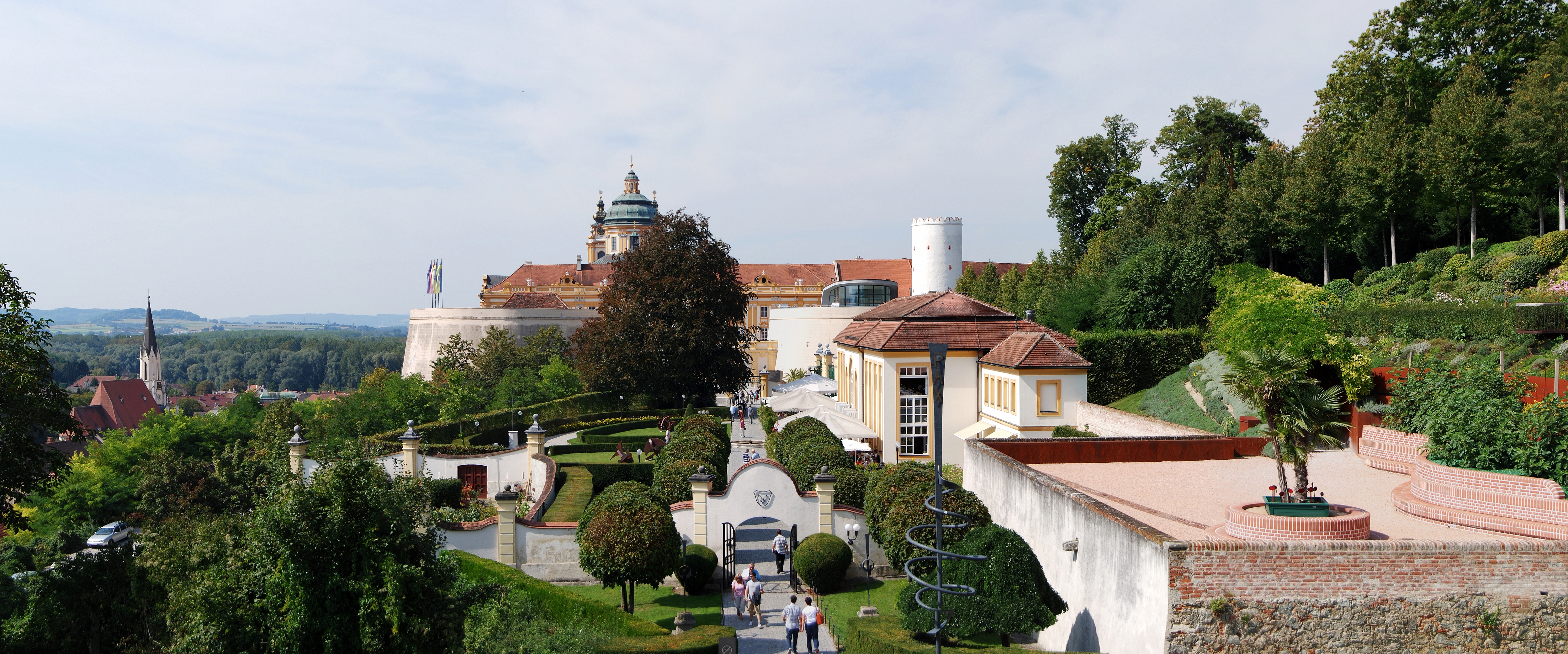 Eingang Stift Melk September 2013