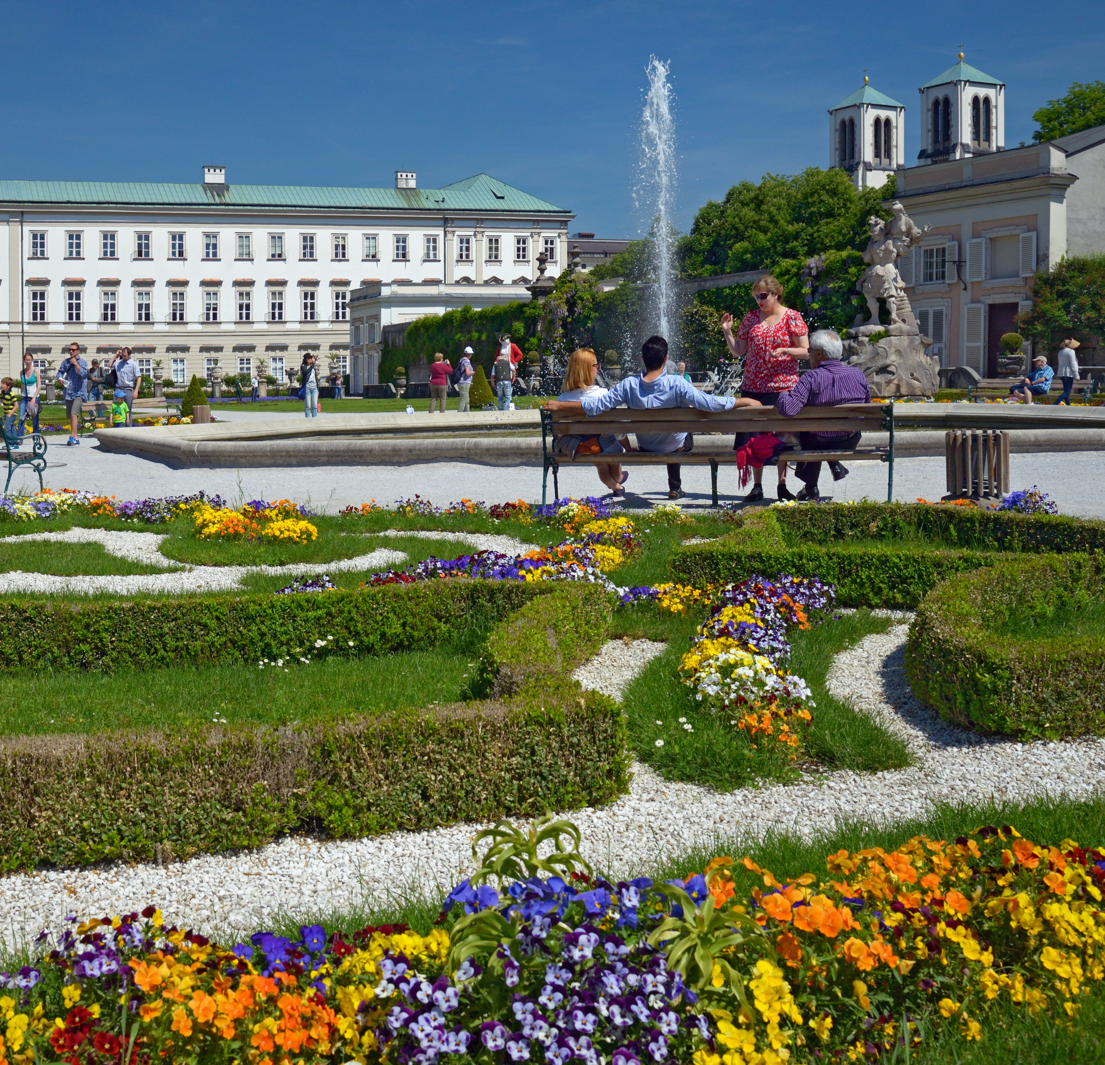 In the Mirabellgarten. Salzburg, Austria