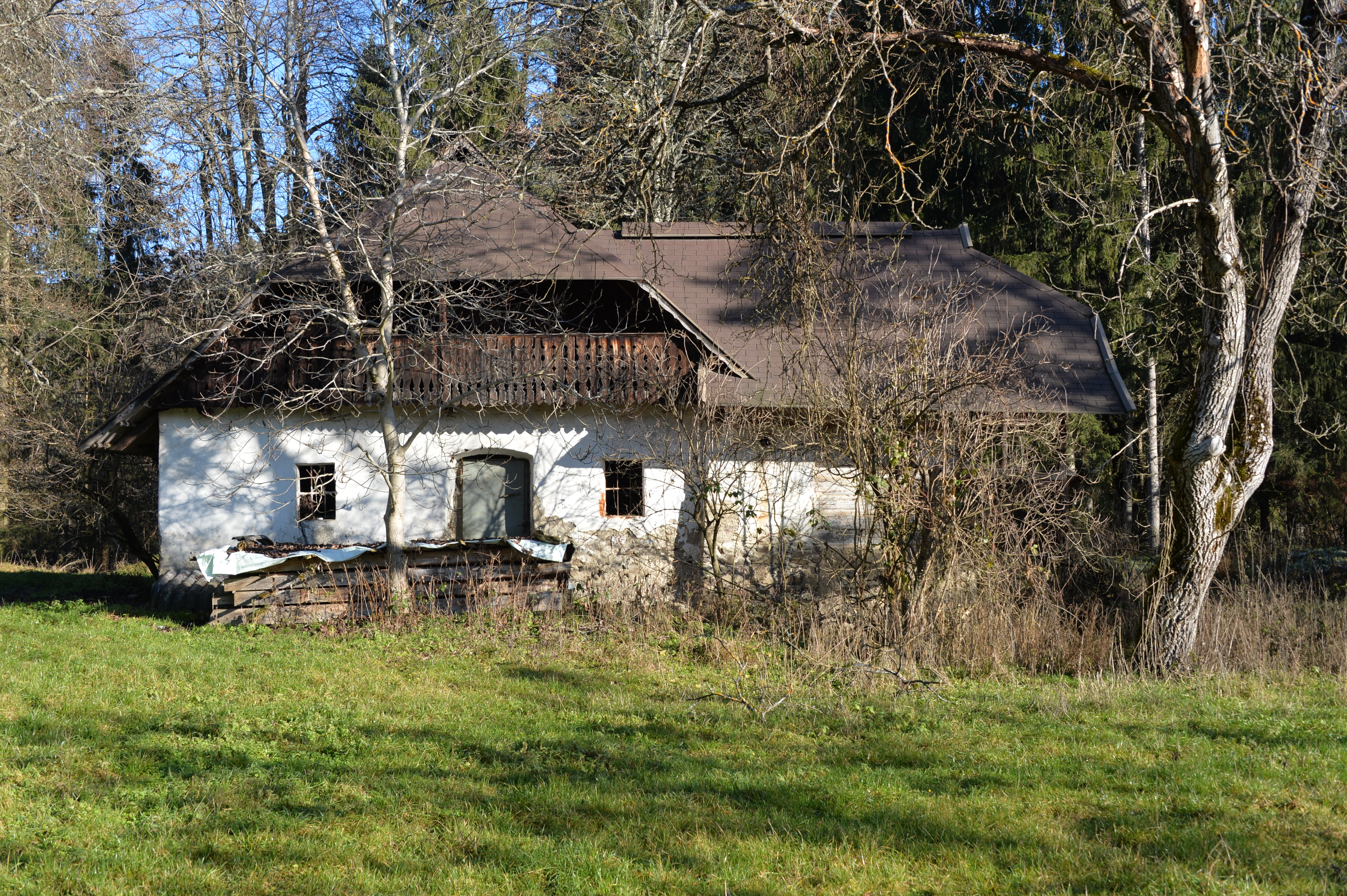 Poertschach Almweg Bauernhaus Poertschacher Alm 26122014 333
