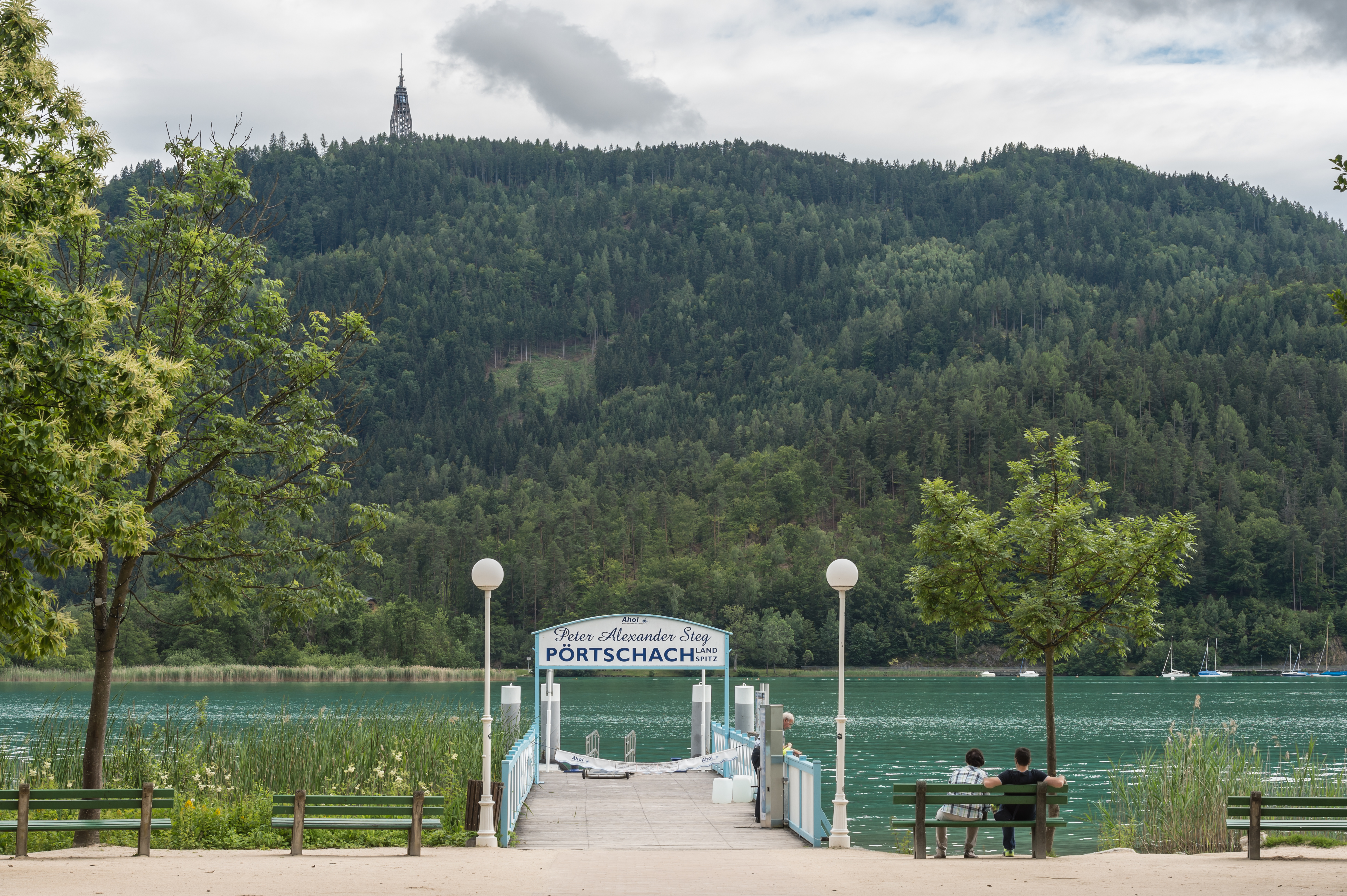 Poertschach Halbinselpromenade Peter-Alexander-Steg 20062016 3374