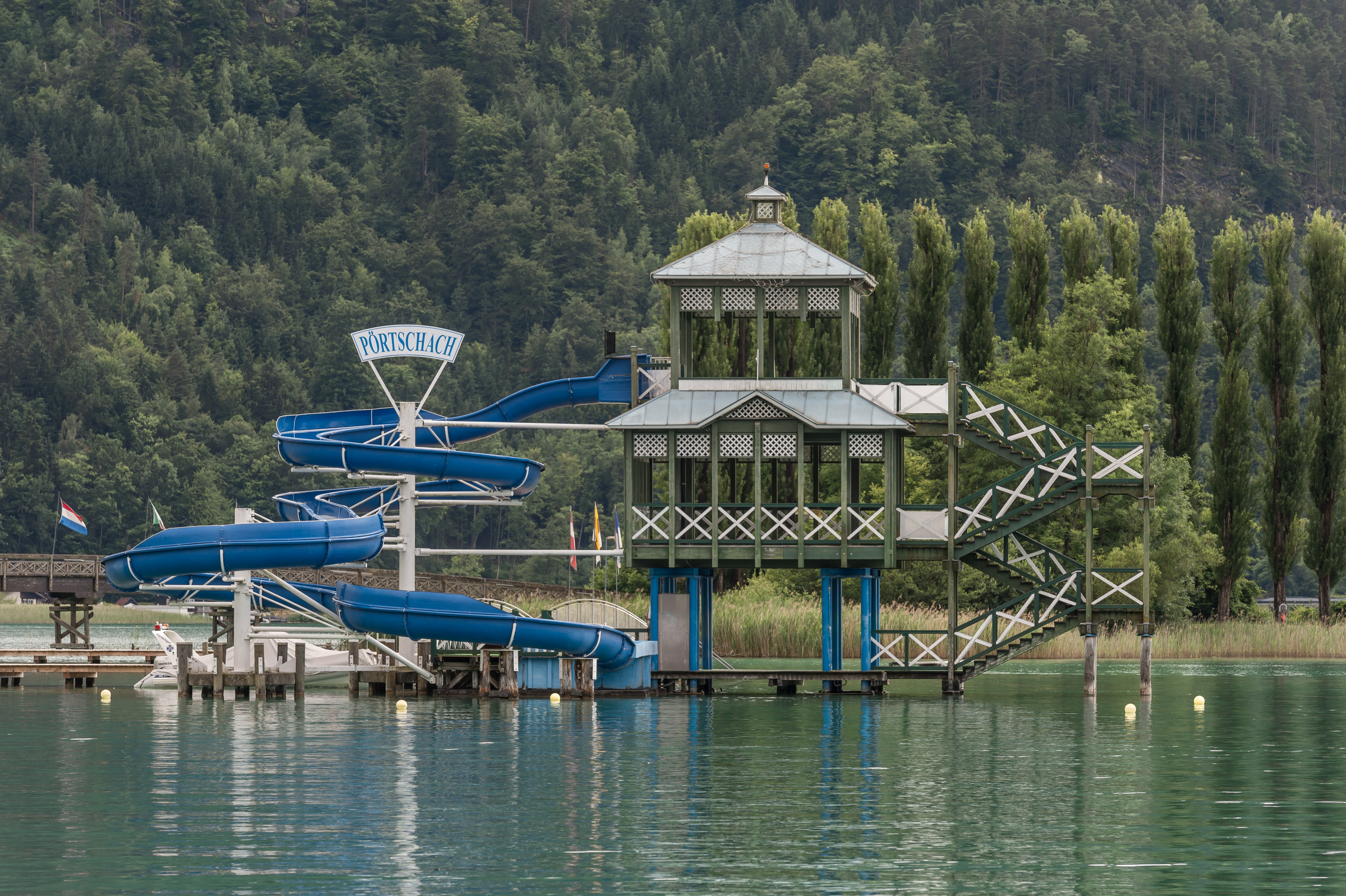 Poertschach Promenadenbad Rutschenturm 20062016 3386