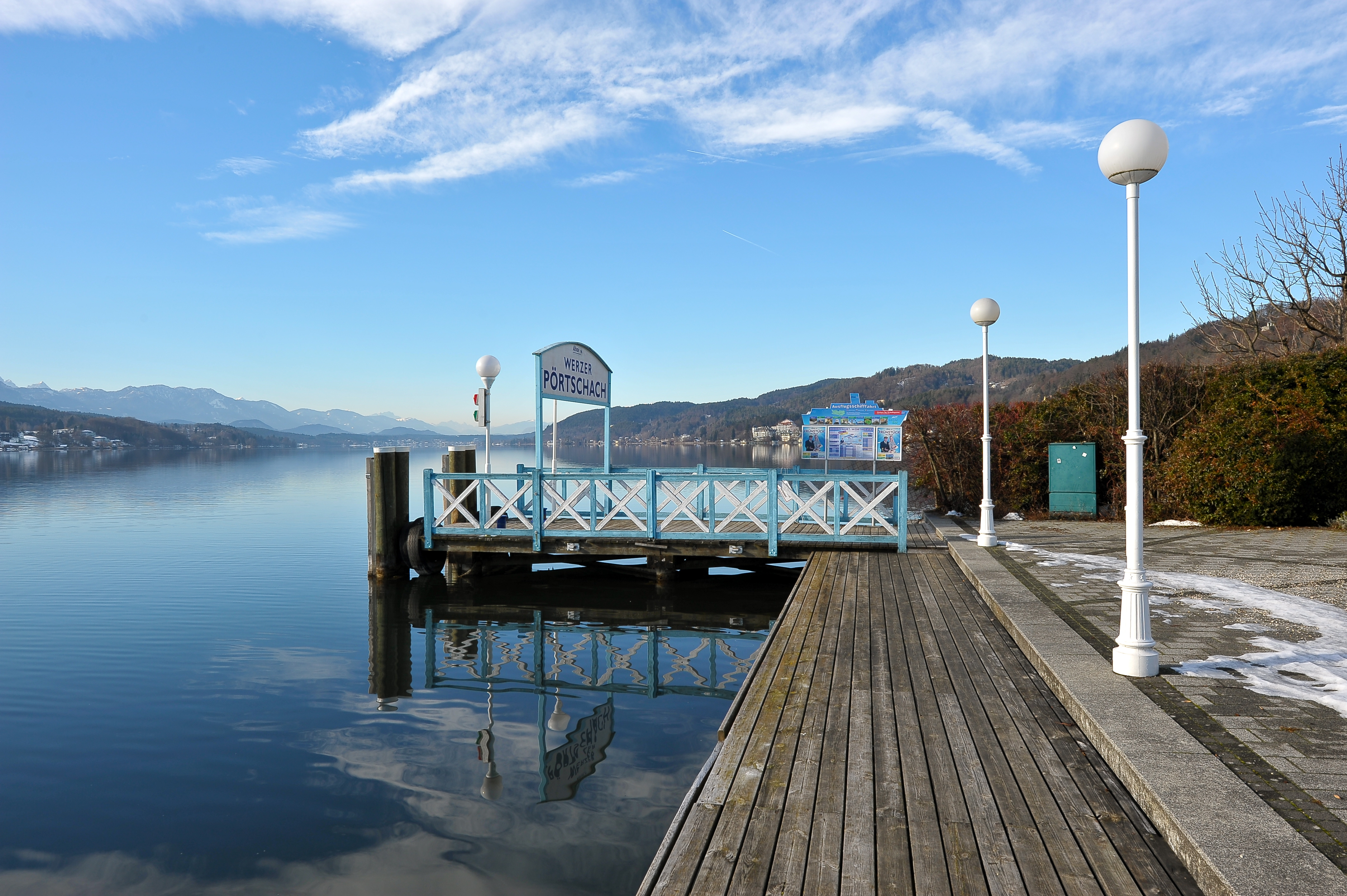 Poertschach Werzerpromenade Schiffsanlegestelle 13012015 944