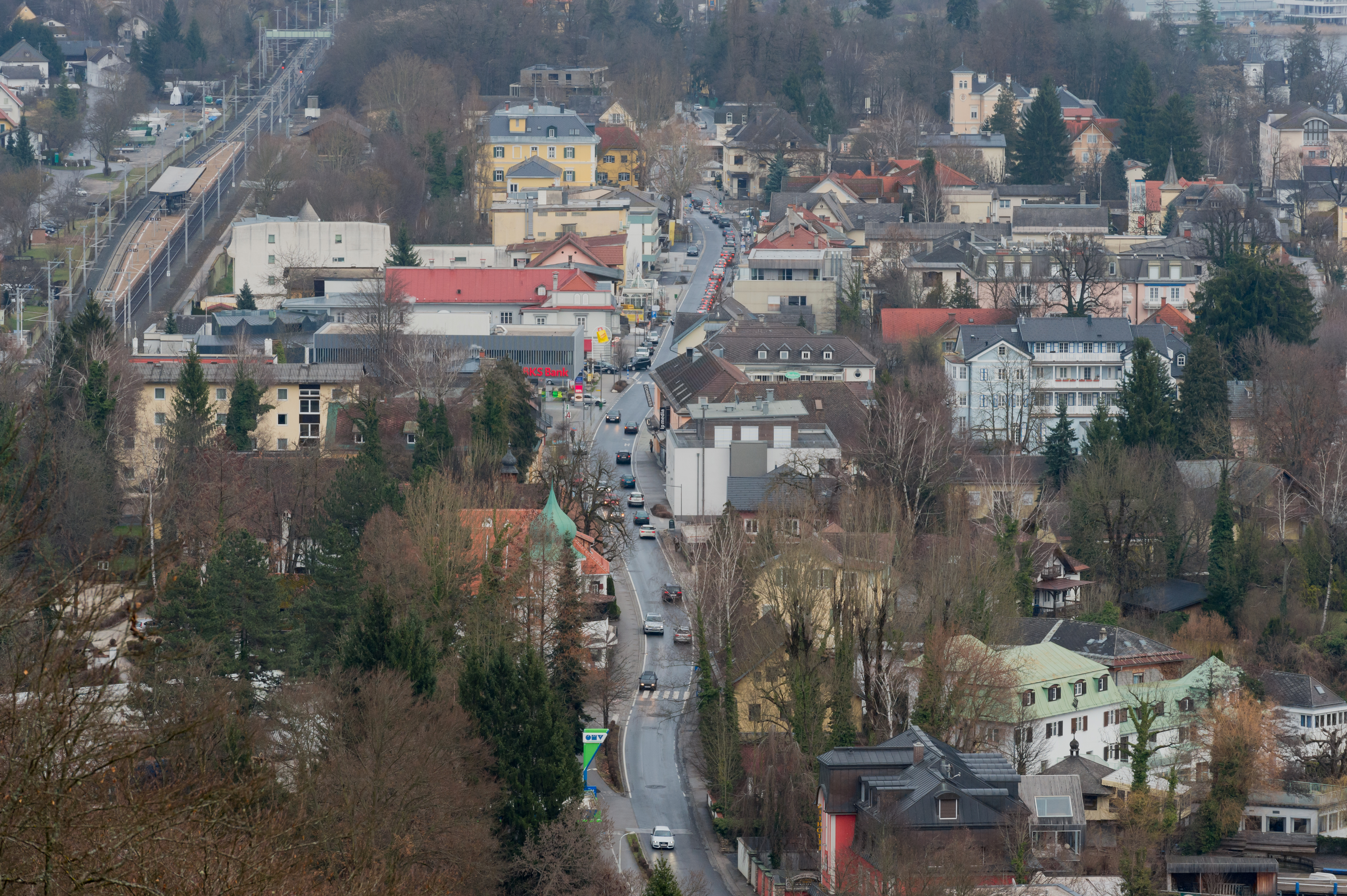 Poertschach Zentrum Blick von Hoher Gloriette 26032015 0605
