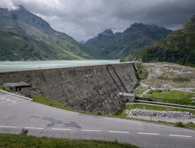 Bieler Höhe - Silvrettastausee - Staumauer 01