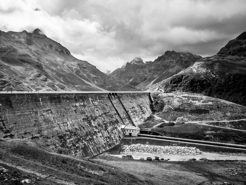Bieler Höhe - Silvrettastausee - Staumauer 02