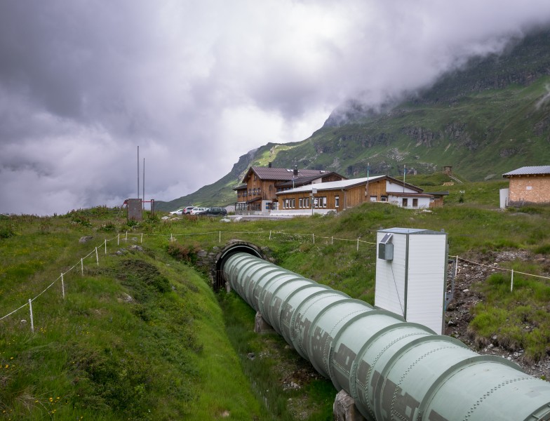 Bielerhöhe - Silvrettastausee - Wasserleitung 08