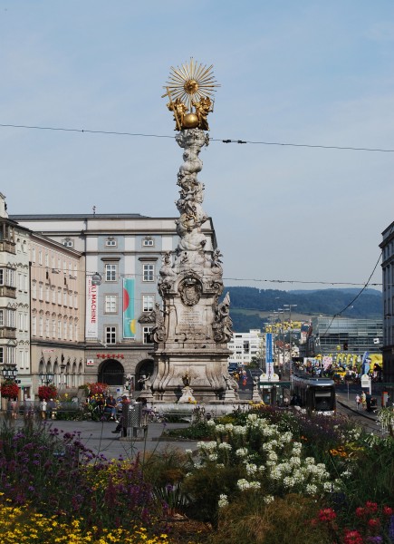 Dreifaltigkeitssäule Linz September 2013