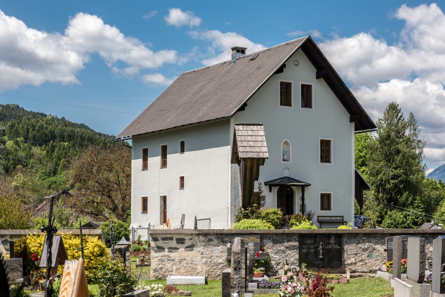 Feistritz an der Gail Pfarrhof Ost-Ansicht 16052017 8561