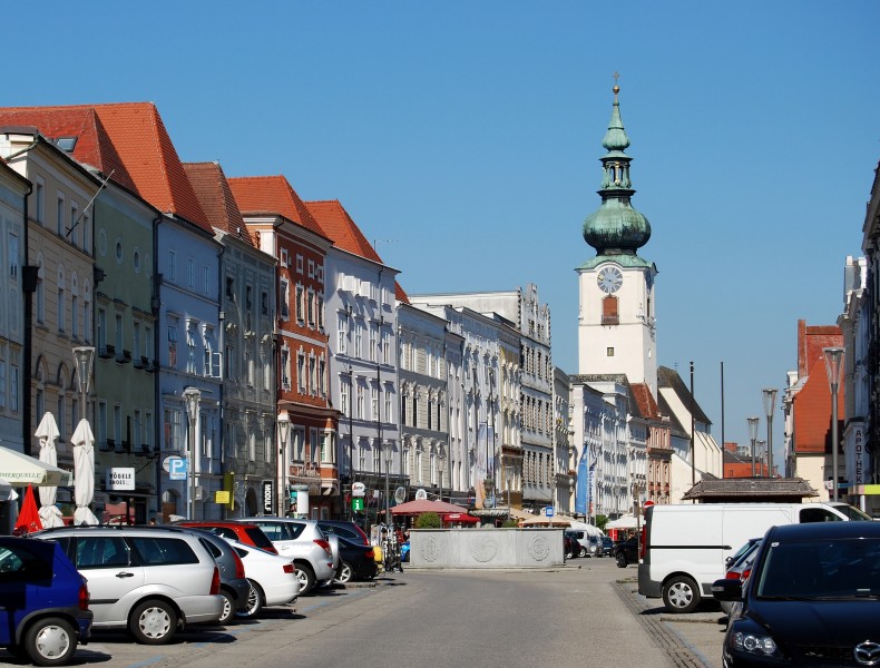 Gebäude Stadtplatz Wels September 2013