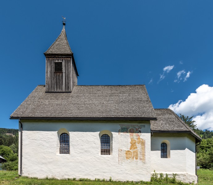 Hermagor Kraschach Filialkirche hl. Nikolaus Süd-Ansicht 18062018 3623